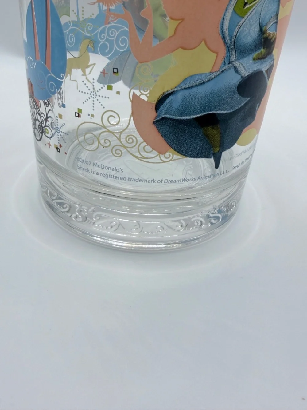 2007 McDonald's Shrek the Third Collector Glass - Princess Fiona DreamWorks